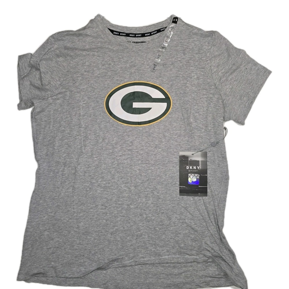 DKNY‎ Sport NFL Green Bay Packers Logo Tee – Women's Medium – NWT
